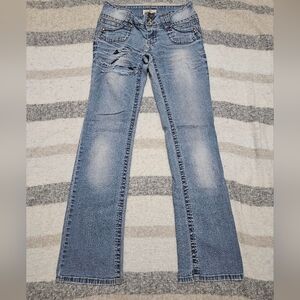 4/$20- Distressed Blue Jeans Boot Cut